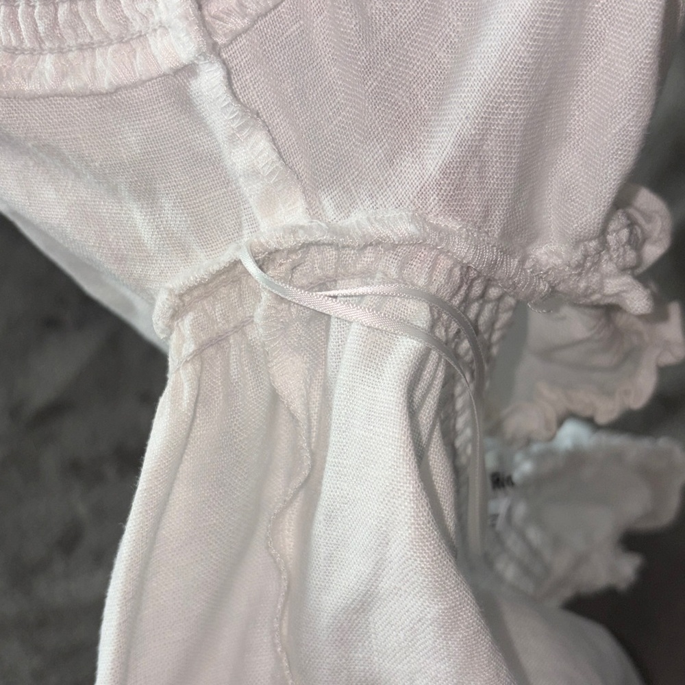 Reformation White 100% Linen Top size S - Picture 14 of 14
